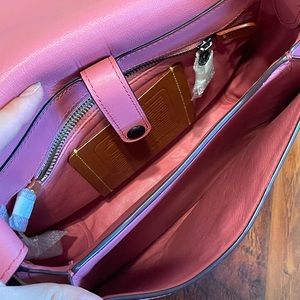Coach 1941 Saddle Bag 23 Glovetanned Leather Purse Peony Pink 🔥